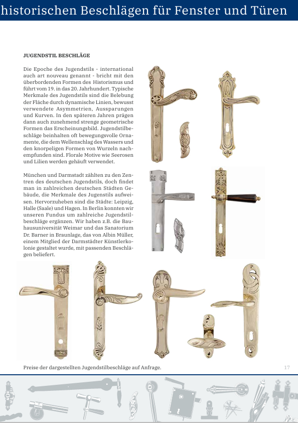 Jugendstil Beschläge