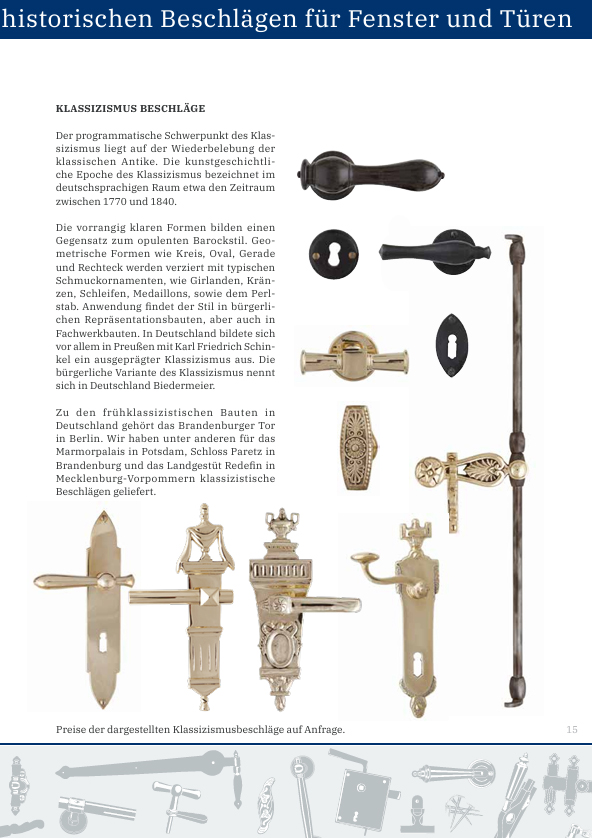 Historismus Beschläge